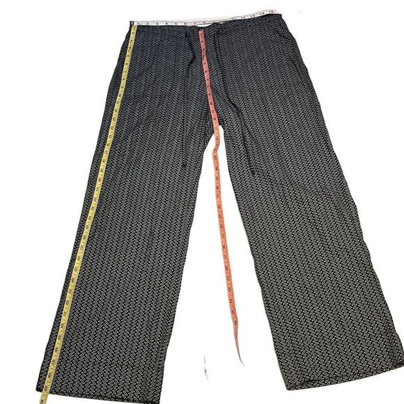 Tommy Hilfiger navy blue and white relaxed wide leg trousers size 6 - Picture 5 of 14